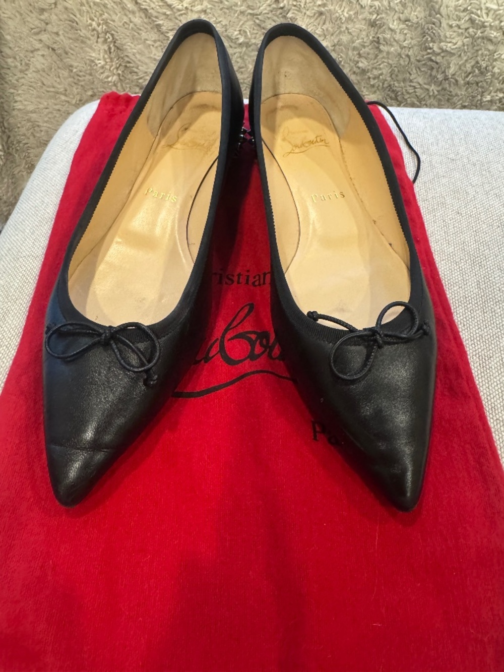 Christian Louboutin flats, 37.5